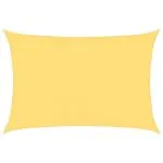 Pânză parasolar, bej, 3,5 x 4,5 m, HDPE, 160 g/m²