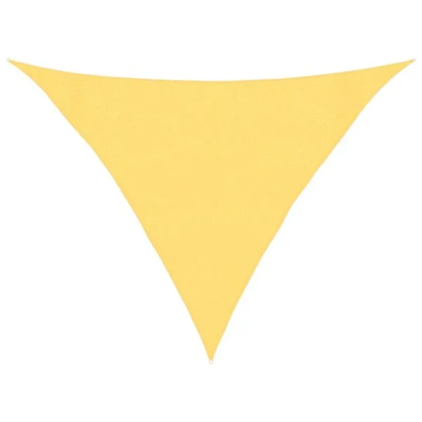 Pânză parasolar, bej, 3 x 3 x 4,2 m, HDPE, 160 g/m²
