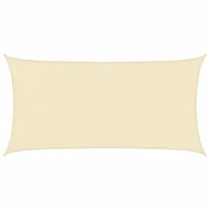Pânză parasolar, crem, 2×3,5 m, HDPE, 160 g/m²