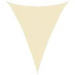 Pânză parasolar, crem, 3x4x4 m, HDPE, 160 g/m²
