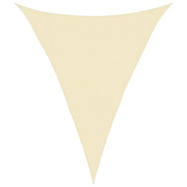 Pânză parasolar, crem, 3x4x4 m, HDPE, 160 g/m²