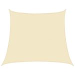 Pânză parasolar, crem, 4/5×4 m, HDPE, 160 g/m²