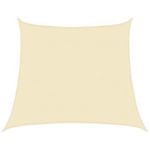 Pânză parasolar, crem, 4/5×4 m, HDPE, 160 g/m²