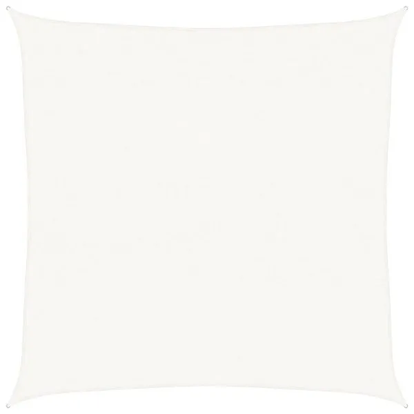 Pânză parasolar, alb, 4 x 4 m, HDPE, 160 g/m²