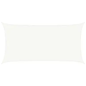Pânză parasolar, alb, 2,5 x 4,5 m, HDPE, 160 g/m²