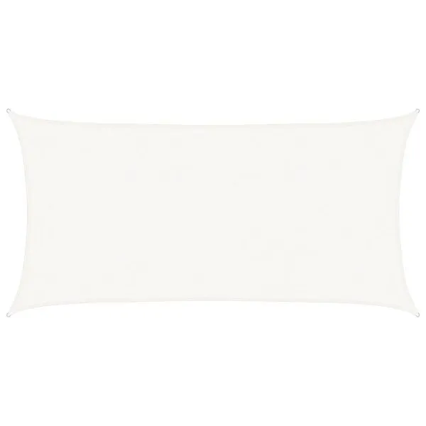 Pânză parasolar, alb, 4 x 7 m, HDPE, 160 g/m²