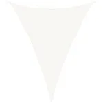 Pânză parasolar, alb, 4x5x5 m, HDPE, 160 g/m²