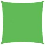 Parasolar, verde deschis, 7×7 m, HDPE, 160 g/m²