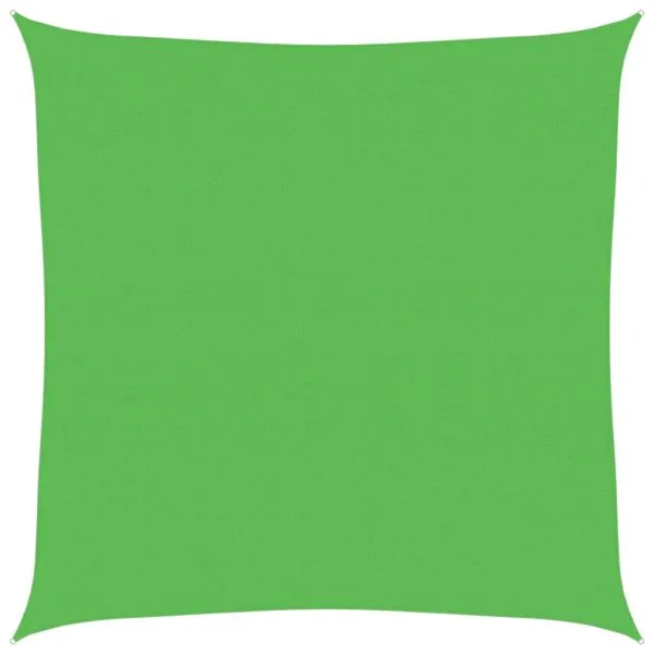 Parasolar, verde deschis, 7×7 m, HDPE, 160 g/m²