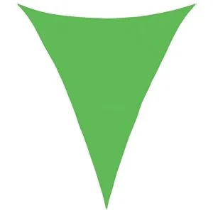 Pânză parasolar, verde deschis, 5x6x6 m, 160 g/m², HDPE