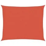Pânză parasolar, cărămiziu, 160 g/m², 2,5×3 m, HDPE