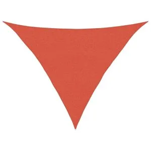 Pânză parasolar, cărămiziu, 2,5×2,5×3,5 m, HDPE, 160 g/m²