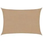 Pânză parasolar, taupe, 2×2,5 m, HDPE, 160 g/m²