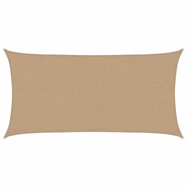 Pânză parasolar, gri taupe, 2×4 m, HDPE, 160 g/m²