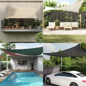 Pânză parasolar, gri taupe, 4,5×4,5×4,5 m, HDPE, 160 g/m²