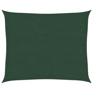 Pânză parasolar, verde închis, 2,5×3 m, HDPE, 160 g/m²