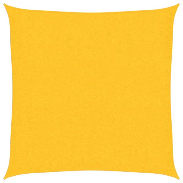 Pânză parasolar, galben, 3,6×3,6 m, HDPE, 160 g/m²