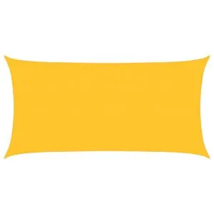 Pânză parasolar, galben, 2×4 m, HDPE, 160 g/m²