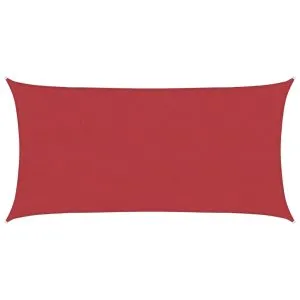 Pânză parasolar, roșu, 4×7 m, HDPE, 160 g/m²