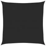 Pânză parasolar, negru, 5×5 m, HDPE, 160 g/m²