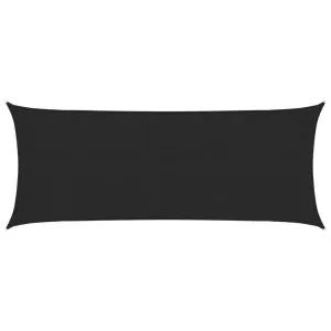 Pânză parasolar, negru, 2×5 m, HDPE, 160 g/m²