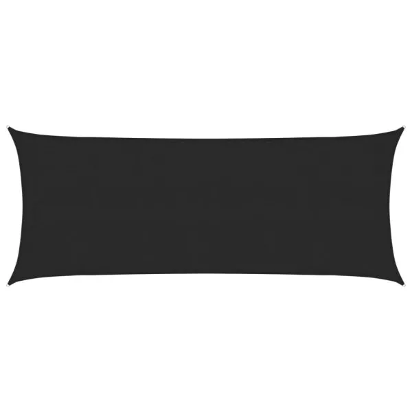 Pânză parasolar, negru, 2×5 m, HDPE, 160 g/m²