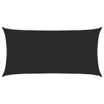 Parasolar, negru, 4×7 m, HDPE, 160 g/m²