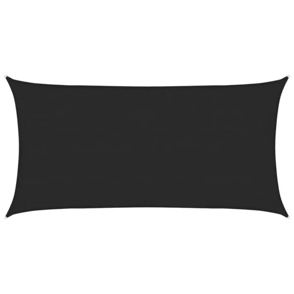 Parasolar, negru, 4×7 m, HDPE, 160 g/m²