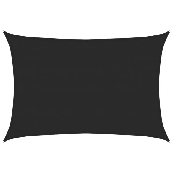 Pânză parasolar, negru, 5×7 m, HDPE, 160 g/m²