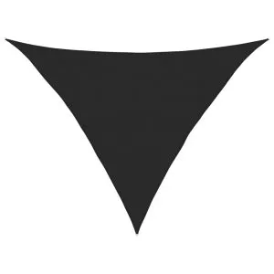 Pânză parasolar, negru, 4x4x5,8 m, HDPE, 160 g/m²