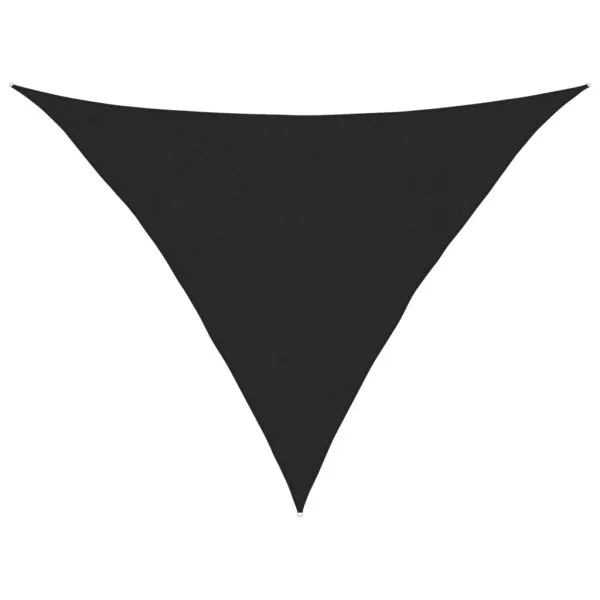 Pânză parasolar, negru, 4x4x5,8 m, HDPE, 160 g/m²
