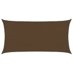 Pânză parasolar, maro, 2×4 m, HDPE, 160 g/m²