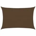 Pânză parasolar, maro, 3,5×4,5 m, HDPE, 160 g/m²