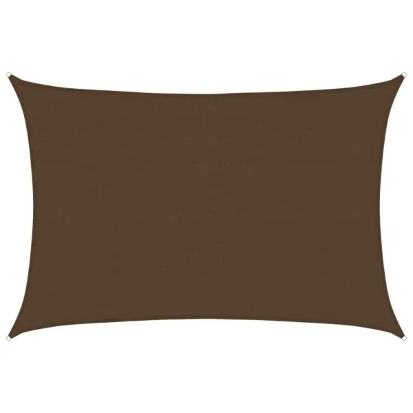 Pânză parasolar, maro, 4×5 m, HDPE, 160 g/m²