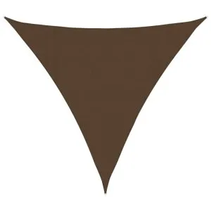 Pânză parasolar, maro, 4,5×4,5×4,5 m, HDPE, 160 g/m²