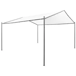 Pavilion de grădină, alb, 400 x 400 x 260 cm, 180 g / m²