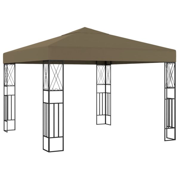 Pavilion, gri taupe, 3 x 3 m, material textil