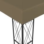 Pavilion, gri taupe, 3 x 3 m, material textil