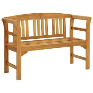 Bancă de grădină, 120 cm, lemn masiv de acacia