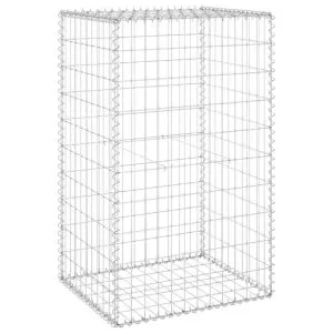 Perete gabion cu capace, 60 x 50 x 100 cm, oțel galvanizat