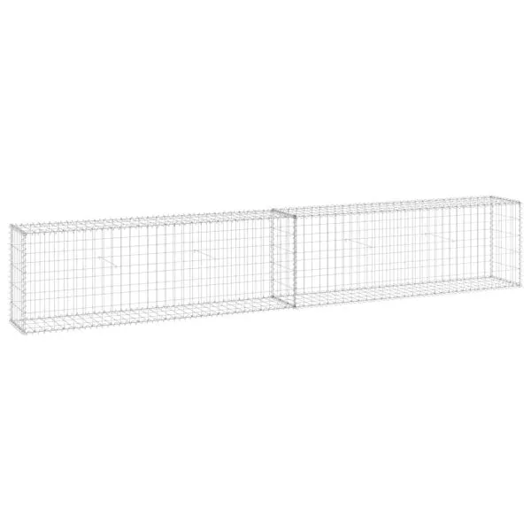 Perete gabion cu capace, 300 x 30 x 50 cm, oțel galvanizat