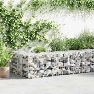 Perete gabion cu capace, 300 x 30 x 50 cm, oțel galvanizat