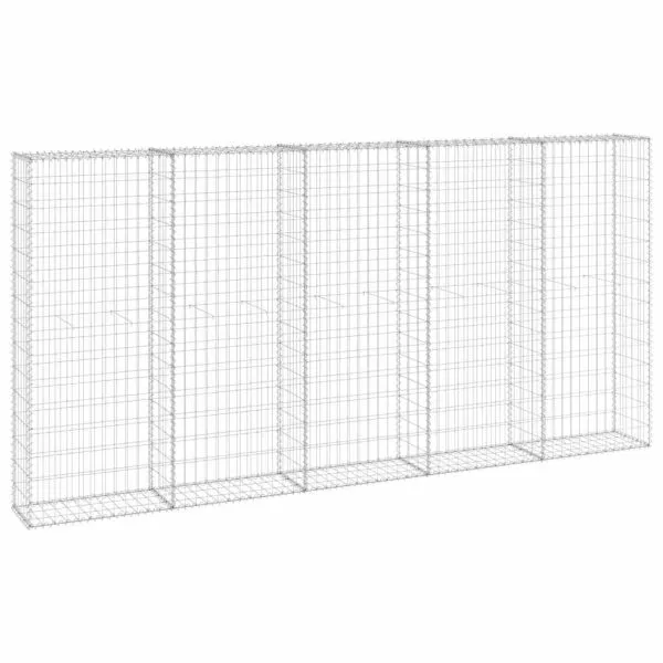 Perete gabion cu capace, 300 x 30 x 150 cm, oțel galvanizat