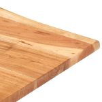 Masă de bar, muchii naturale, 60x60x110 cm, lemn masiv acacia