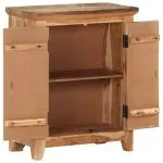 Dulap, 60 x 33 x 75 cm, lemn masiv de acacia/lemn reciclat