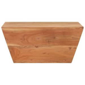 Masă de cafea în formă de V, 66x66x30 cm, lemn masiv de acacia
