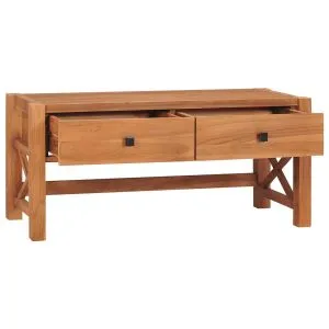 Comodă TV, 100x40x45 cm, lemn de tec
