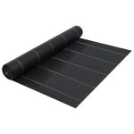 Membrană antiburuieni & antirădăcini, negru, 1×10 m, PP