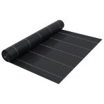 Membrană antiburuieni & antirădăcini, negru, 2×10 m, PP
