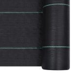 Membrană antiburuieni & antirădăcini, negru, 2×10 m, PP
